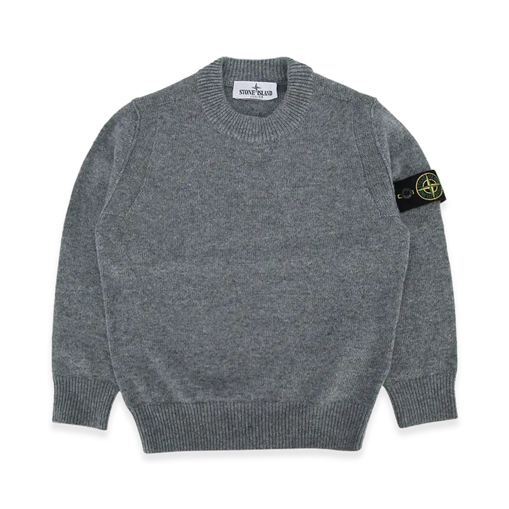 Stone Island Kids Crew Neck "Gray"