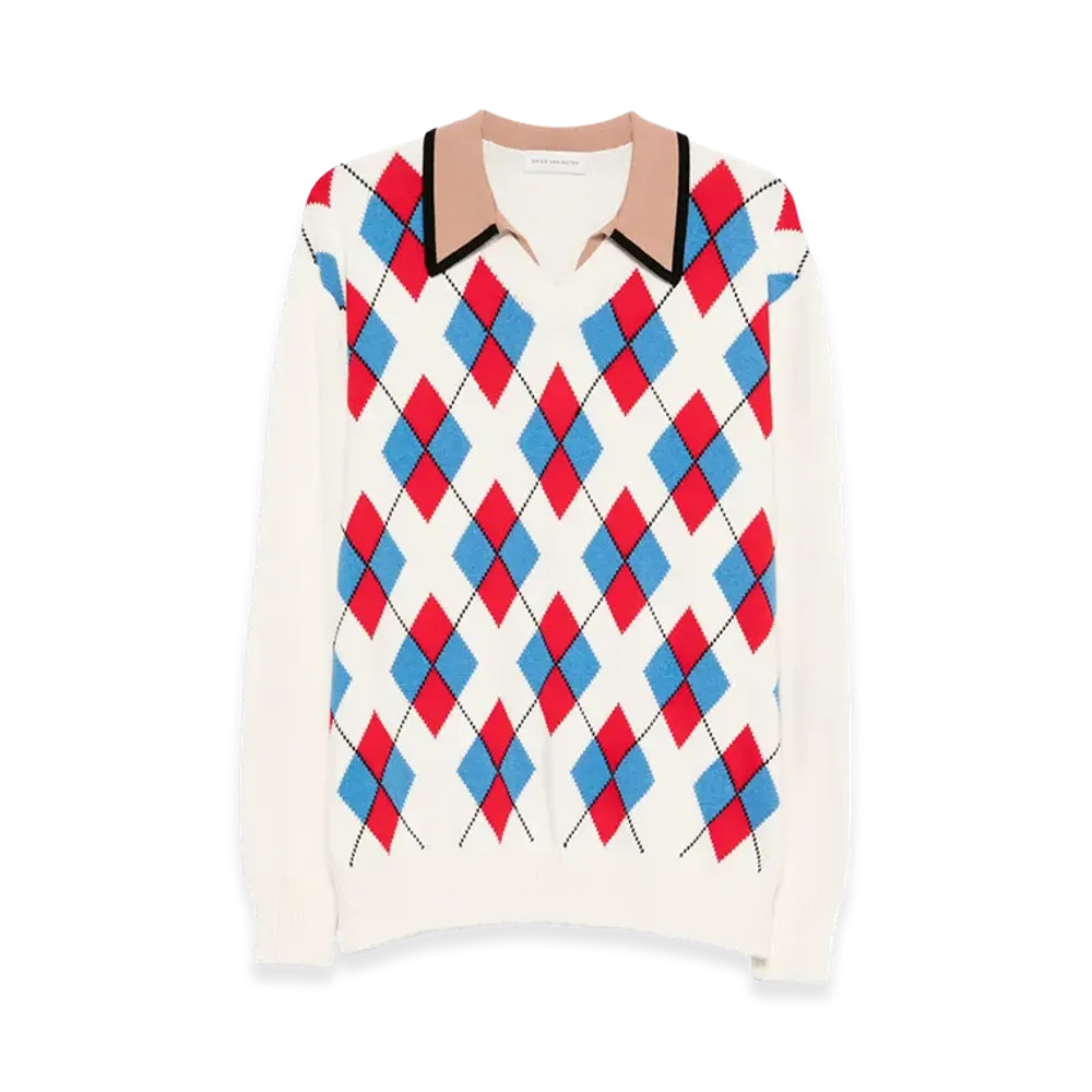 DRIES VAN NOTEN Sweater "White"