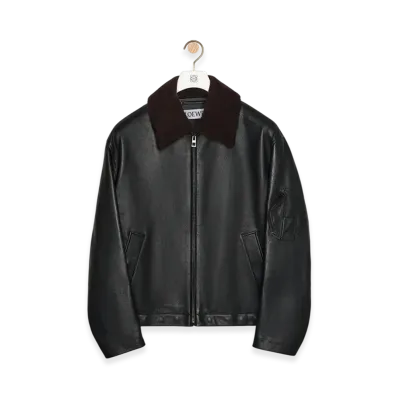 LOEWE Bomber Jacket "Black/Brown"