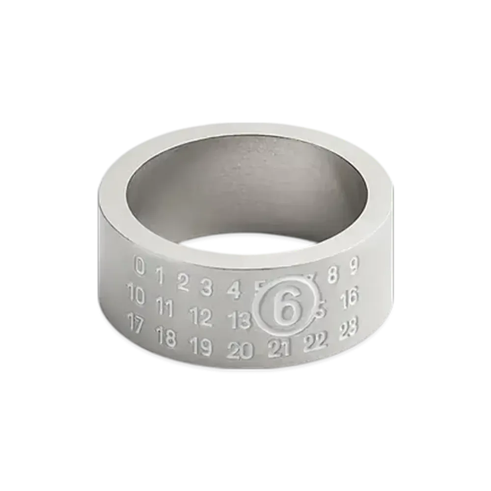MM6 Maison Margiela Numeric Ring "Silver"