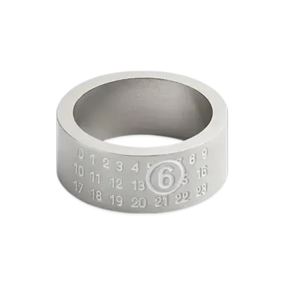 MM6 Maison Margiela Numeric Ring "Silver"