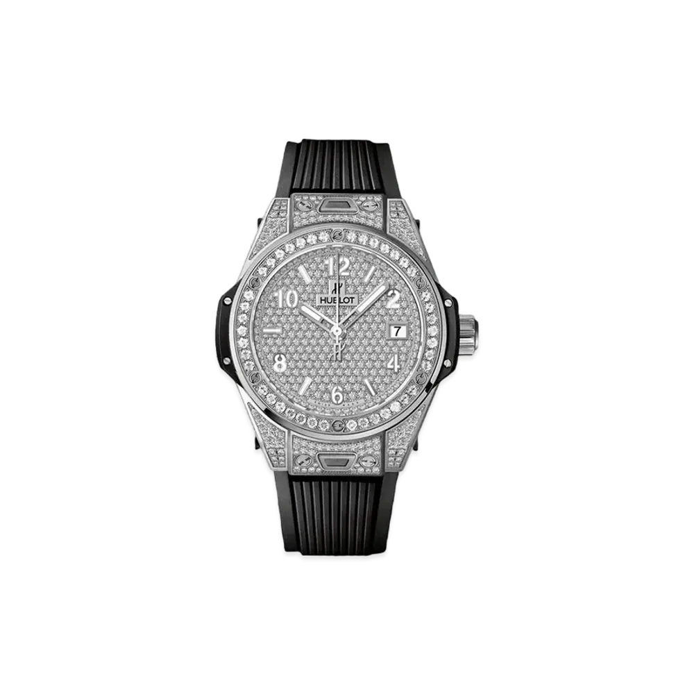HUBLOT Big Bang One Click Steel Full Pave 39mm
