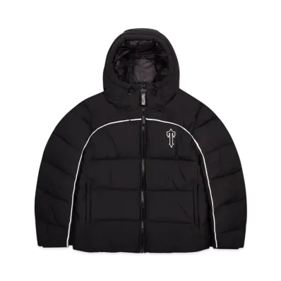 TRAPSTAR Pre Order Irongate Arch Pipping Puffer "Black/White"