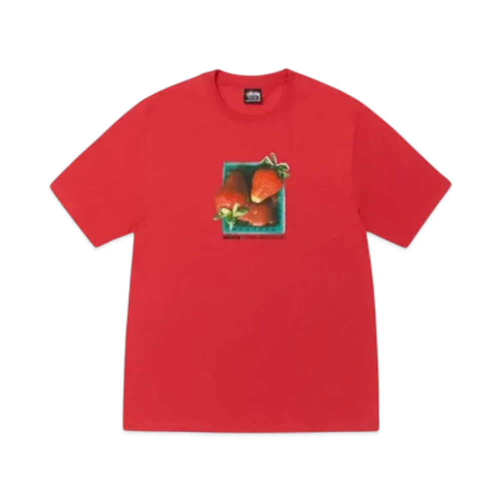 Stussy Berries Tee "Cayenne"