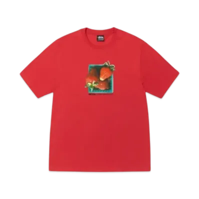 Stussy Berries Tee "Cayenne"