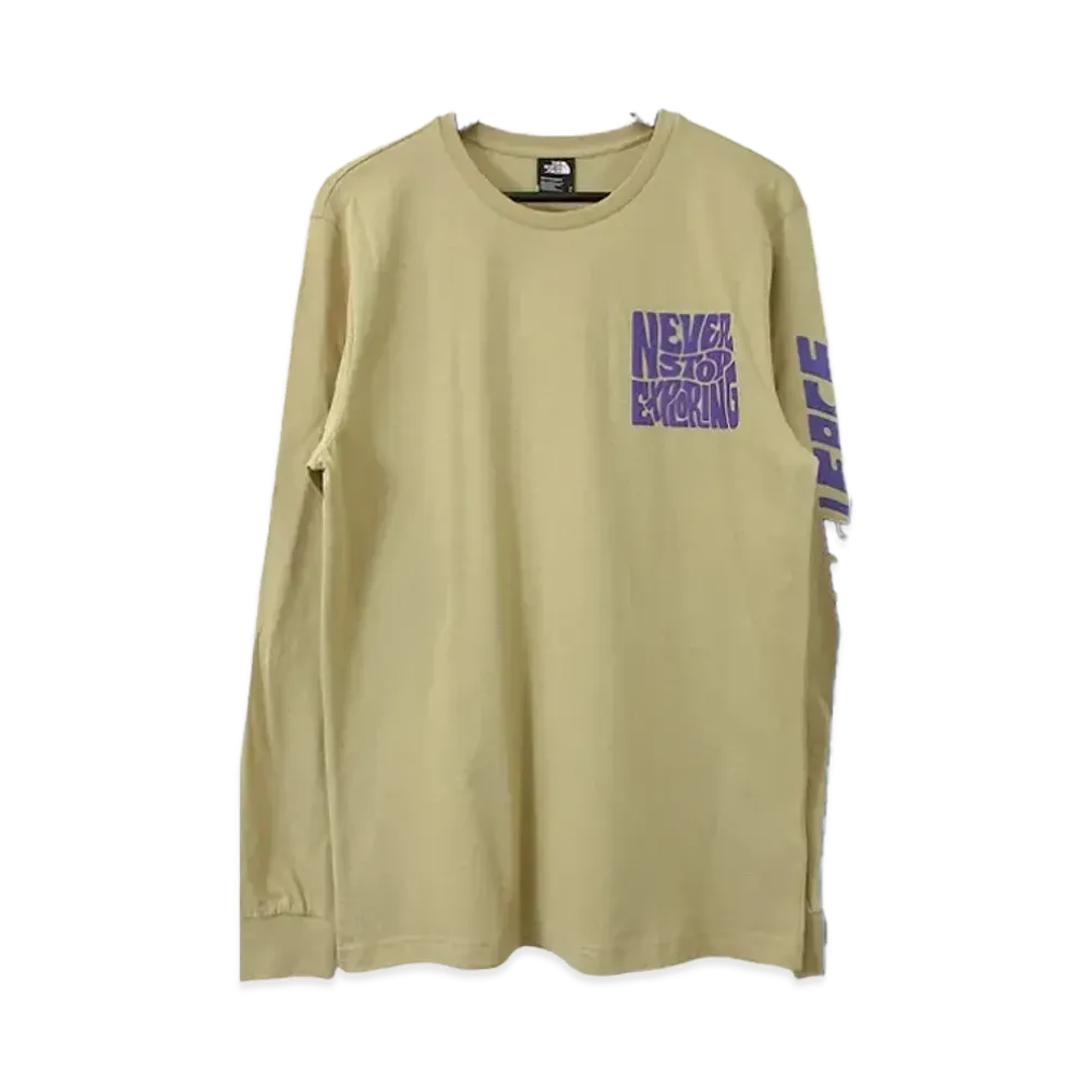The North Face M Mountain Play L/S Tee "Khaki Stone"