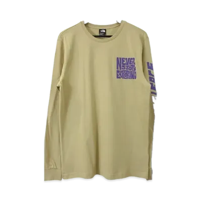 The North Face M Mountain Play L/S Tee "Khaki Stone"