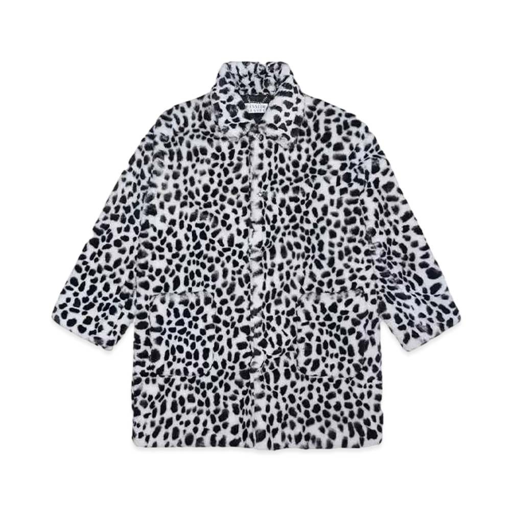 el conductorH CHEMICAL FUR SOUTIEN COLLAR COAT "MULTI"