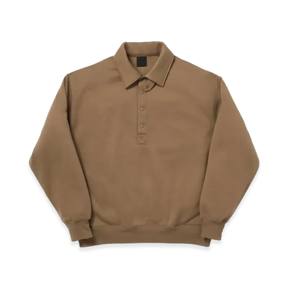 DAIWA PIER39 Tech Sweat Snap Pullover "Light Brown"