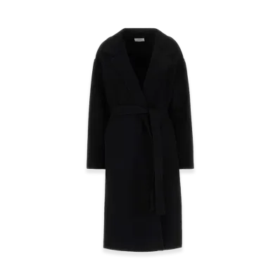 The Row Women's Wool Blend Ciara Coat "Black"