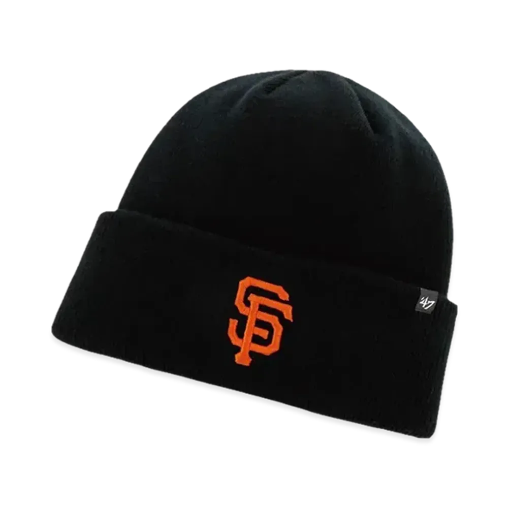 47 MLB Raised Cuff Knit "Giants Black"