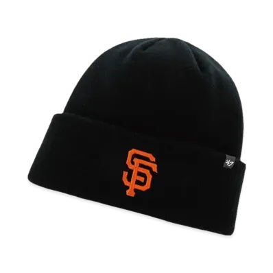 47 MLB Raised Cuff Knit "Giants Black"