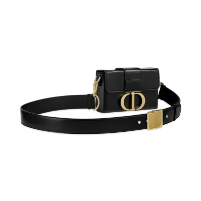Dior 30 Montaigne Box Bag "Black"