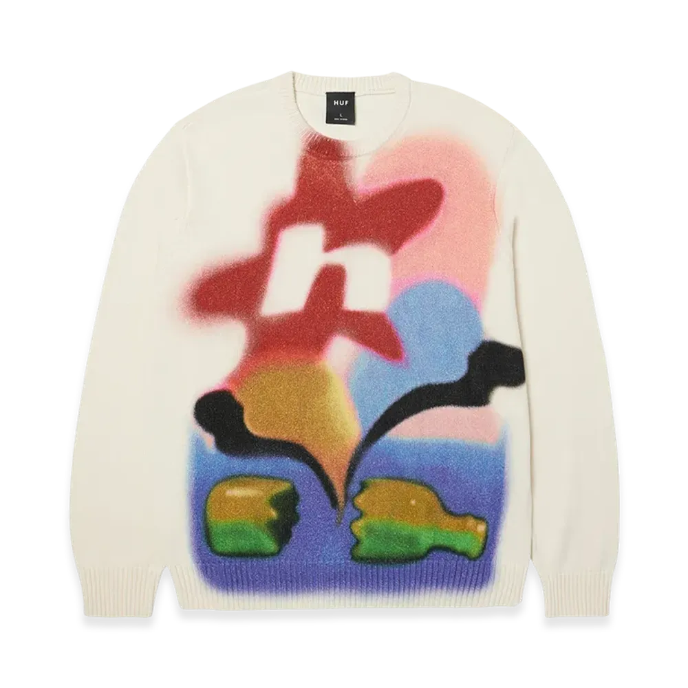 HUF WINTER 25 Soft Focus Crewneck Sweater "Multi"