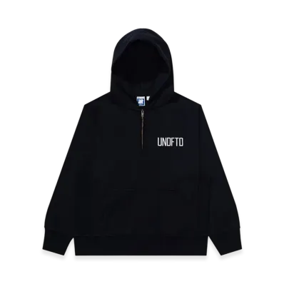 UNDEFEATED Quarter Zip Pullover Hood "Navy"