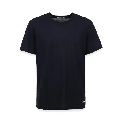 Jil Sander Cotton Crewneck T-Shirt "Dark Blue"