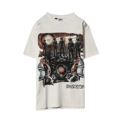 BILLIONAIRE BOYS CLUB BB ODYSSEY WASHED OVERSIZED T-SHIRT "GARDENIA"