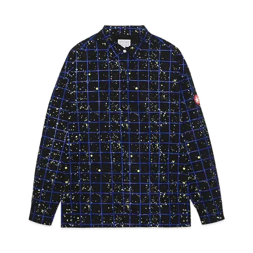 Cav Empt (C.E) BLUE GRID BIG SHIRT "Black"