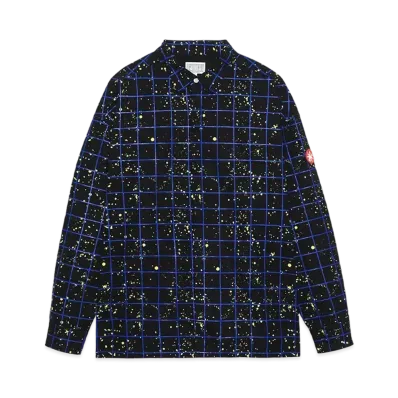 Cav Empt (C.E) BLUE GRID BIG SHIRT "Black"