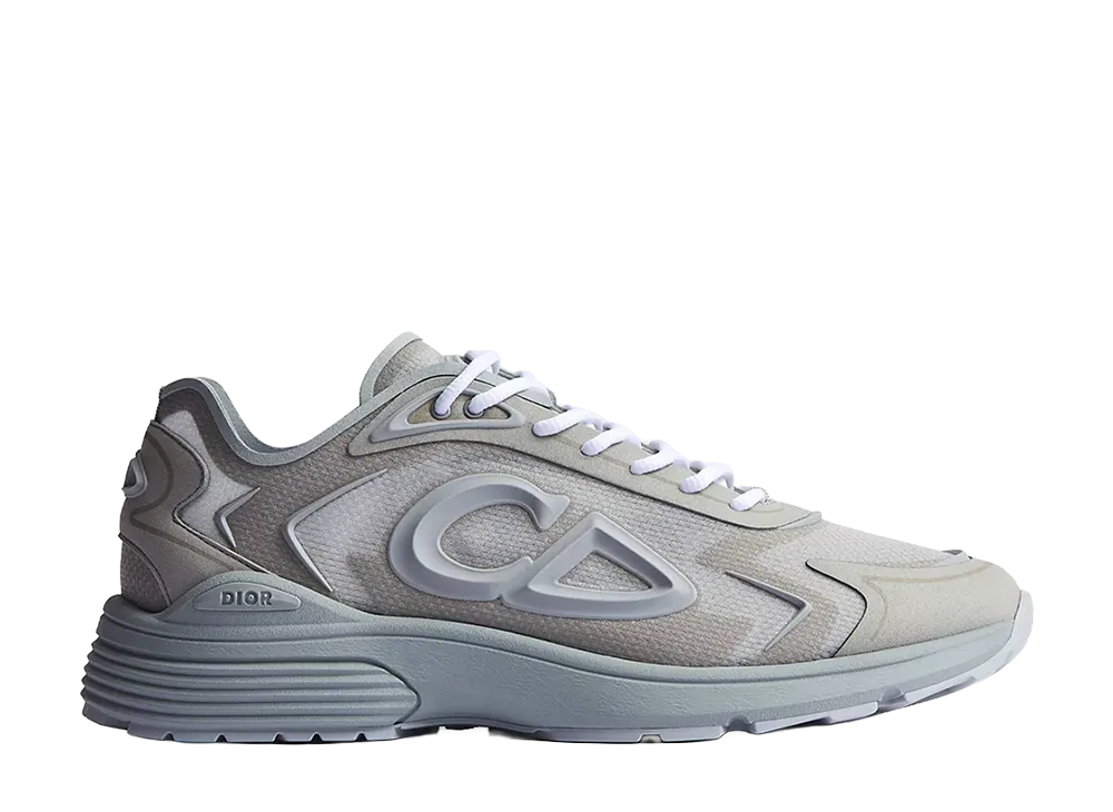 Dior B30 Countdown Tech Sneaker N3O Nylon Technical Fabric Rubber "Gray"