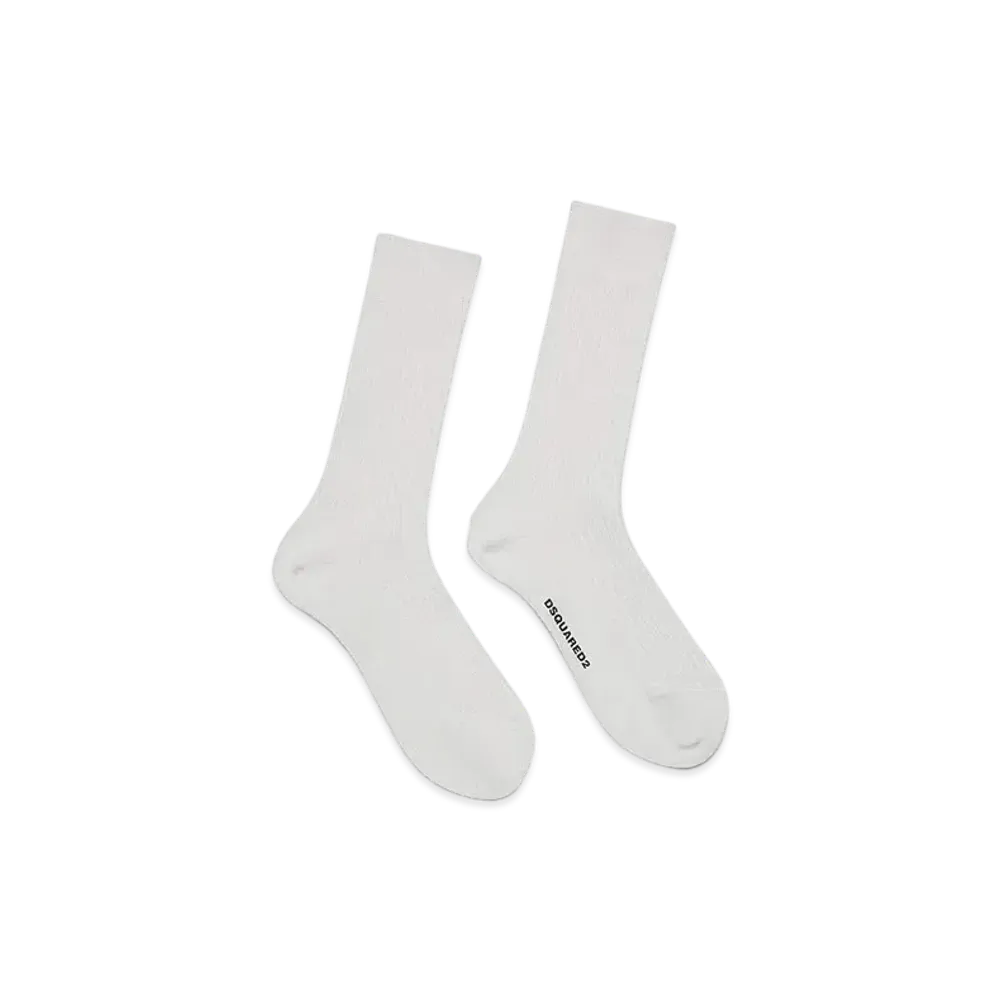 Dsquared2 Stay Morbido Socks "White"