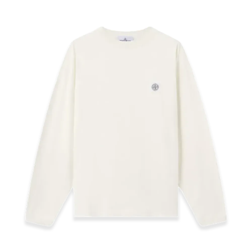 Stone Island 2100024 Combed Organic Cotton Jersey "White"