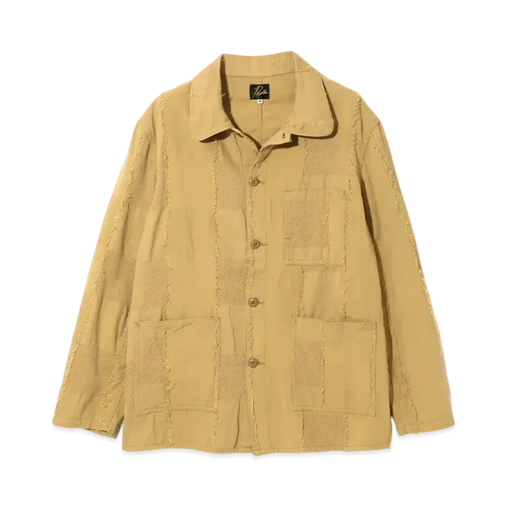 NEEDLES D.N. Coverall - Ripstop Cut Jacquard "Yellow"