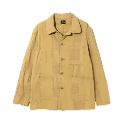 NEEDLES D.N. Coverall - Ripstop Cut Jacquard "Yellow"