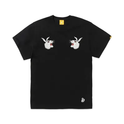 FR2 Embroidery Souvenir T-shirt "Black"