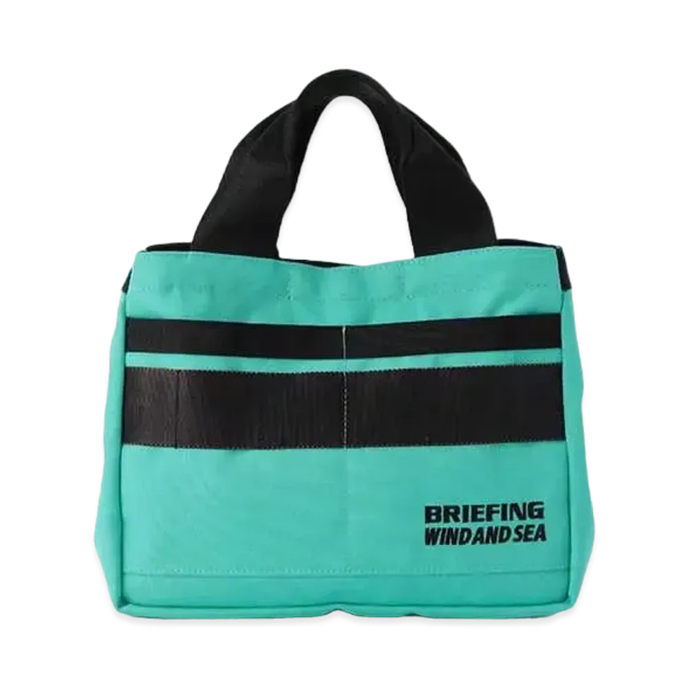 WIND AND SEA x BRIEFING GOLF Classic Cart Tote WDS "Mint/Bule"