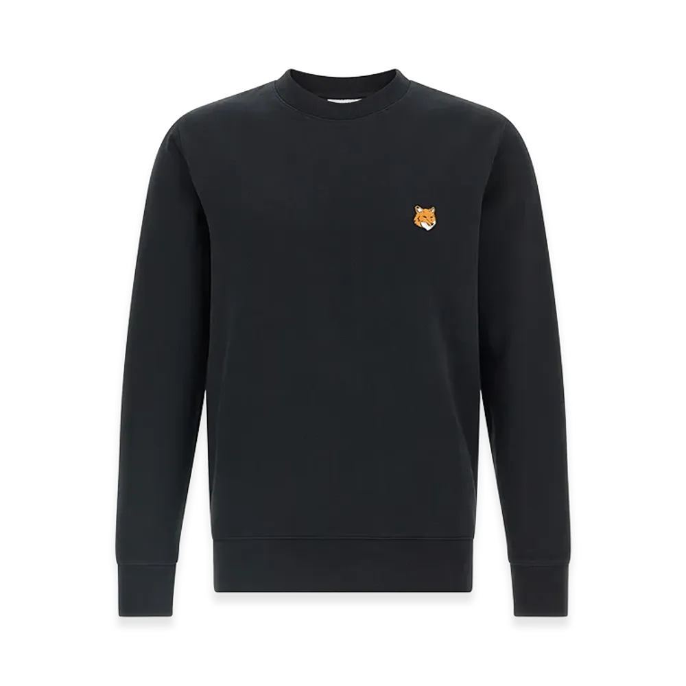 Maison Kitsune Fox Head Regular Fit Sweatshirt "Black"