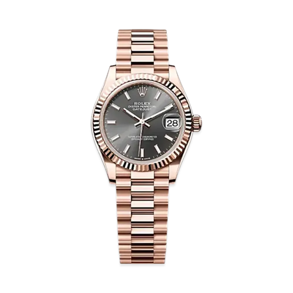 ROLEX Datejust 31mm Everose Gold 278275 "Slate"