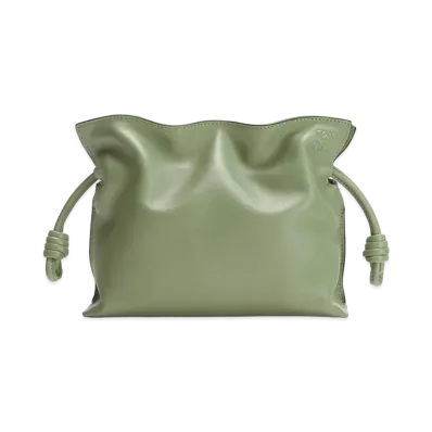 LOEWE Mini Flamenco Clutch In Nappa Calfskin "Rosemary"