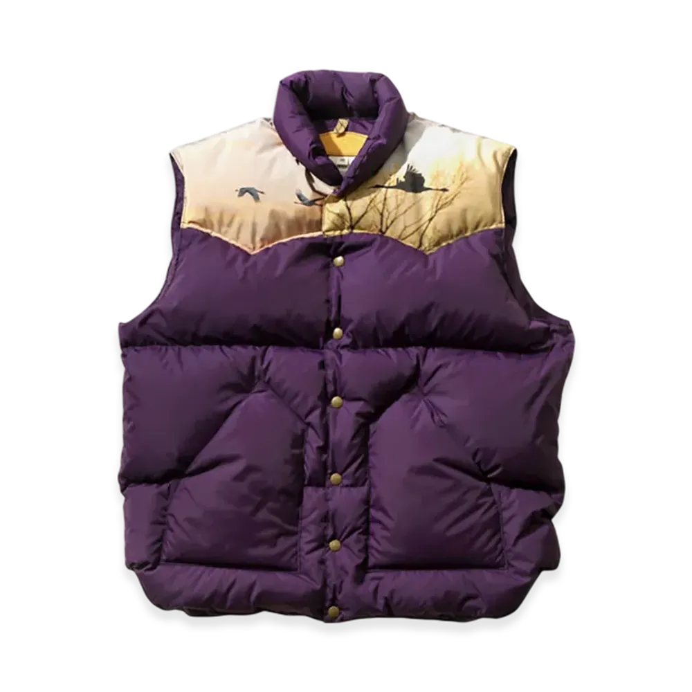 NEEDLES x Rocky Mountain Featherbed Down Vest "Purple"