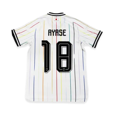 adidas Soccer Japan 2026 Away Authentic Jersey #18 Ayase Ueda "OffWhite/Black"