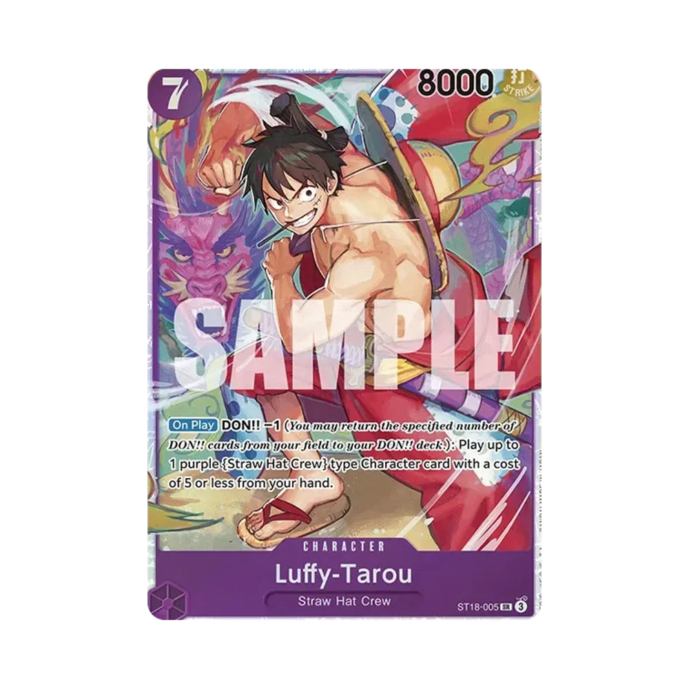 ルフィ太郎 SR [ST18-005]【英語版】(スタートデッキ「紫 モンキー・D・ルフィ」)