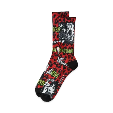 HYSTERIC GLAMOUR x Vampirella Sports Socks "Red"