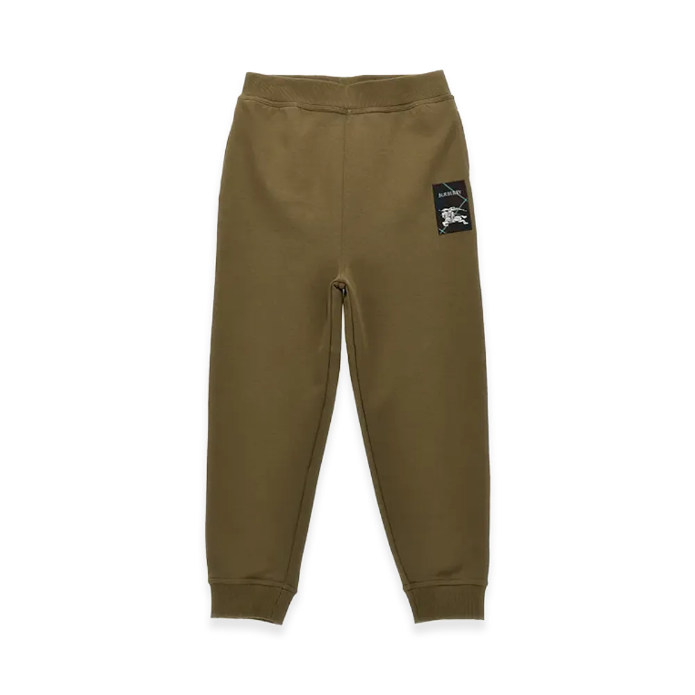 Burberry Kids jackson Joggers "Green"