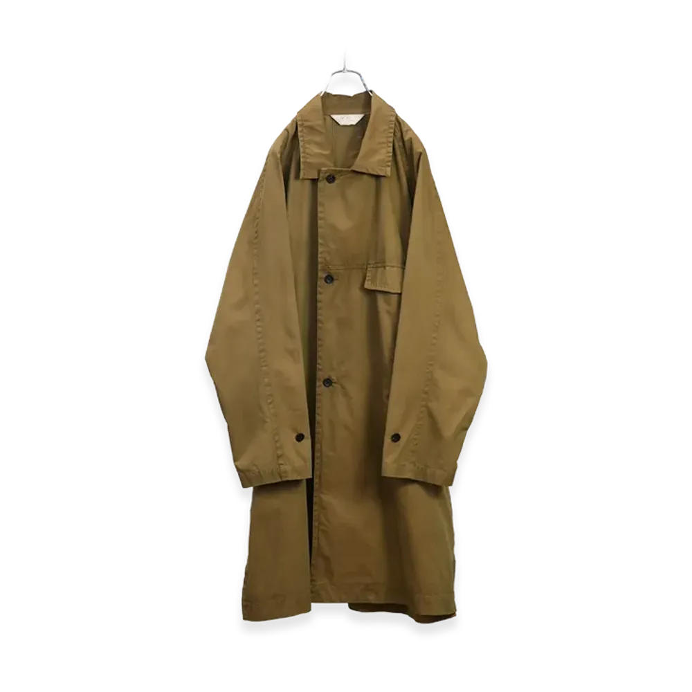 ANCELLM Single Breasted Collar Coat "Beige"