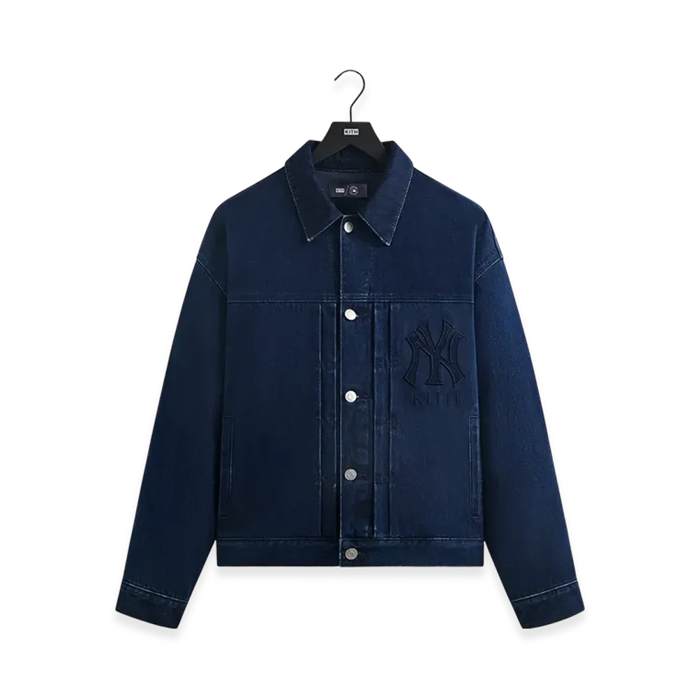 Kith x The New York Yankees Jay Indigo Denim Jacket "Mid Indigo"