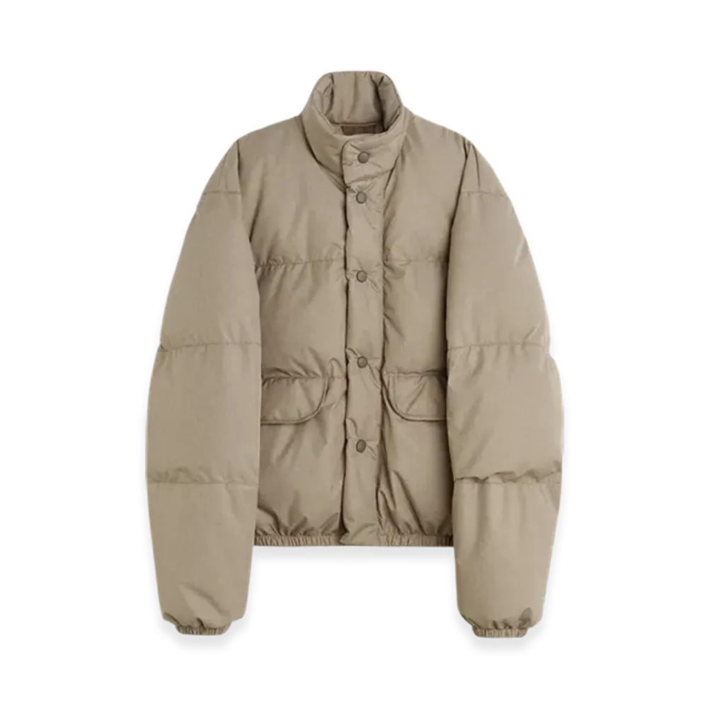 OUR LEGACY Inhale Puffa "Doubleganger Beige Mel Nylon"