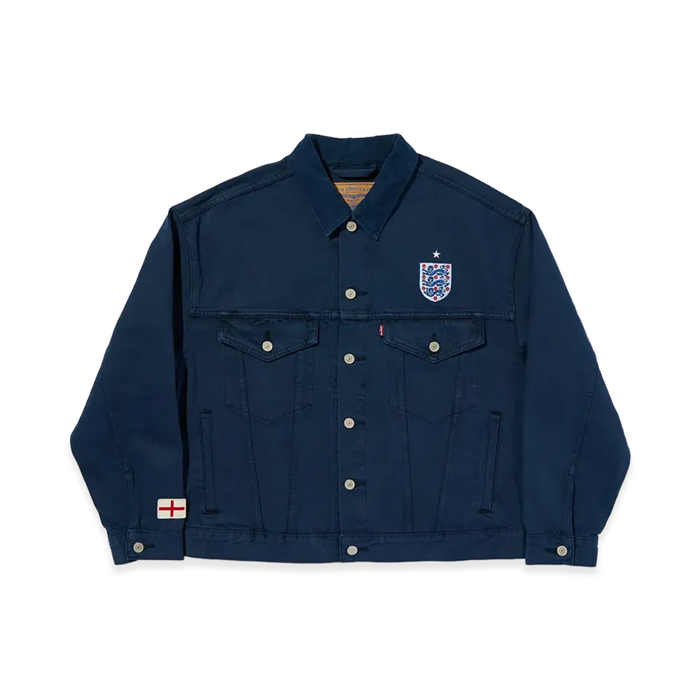 Levi's Soccer Collection England Type III Trucker Jacket "Blue"