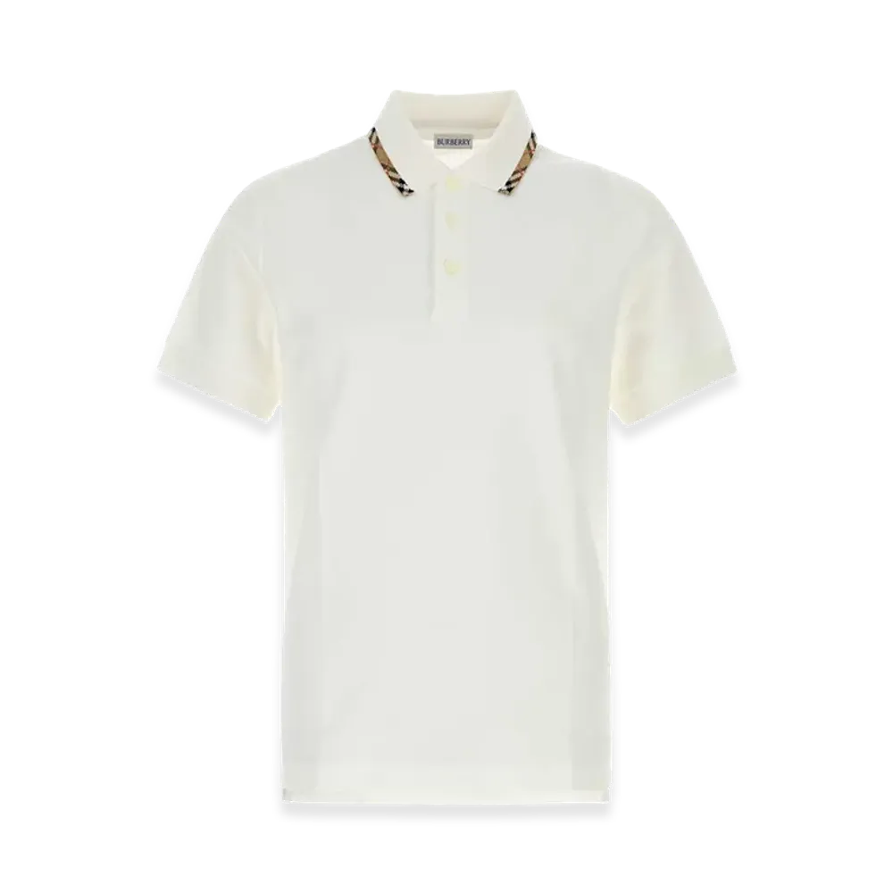 Burberry Piquet Polo Shirt "White"
