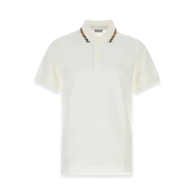Burberry Piquet Polo Shirt "White"