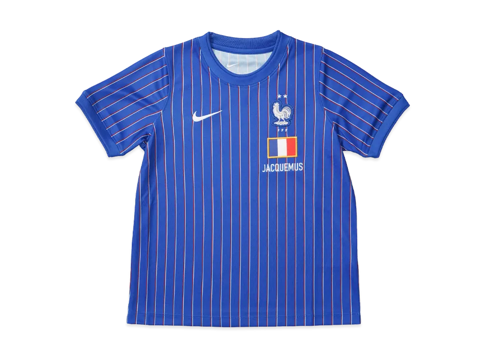 Nike x Jacquemus X2 World Cup Kids' Dri-FIT Short-Sleeve Top France "Blue"
