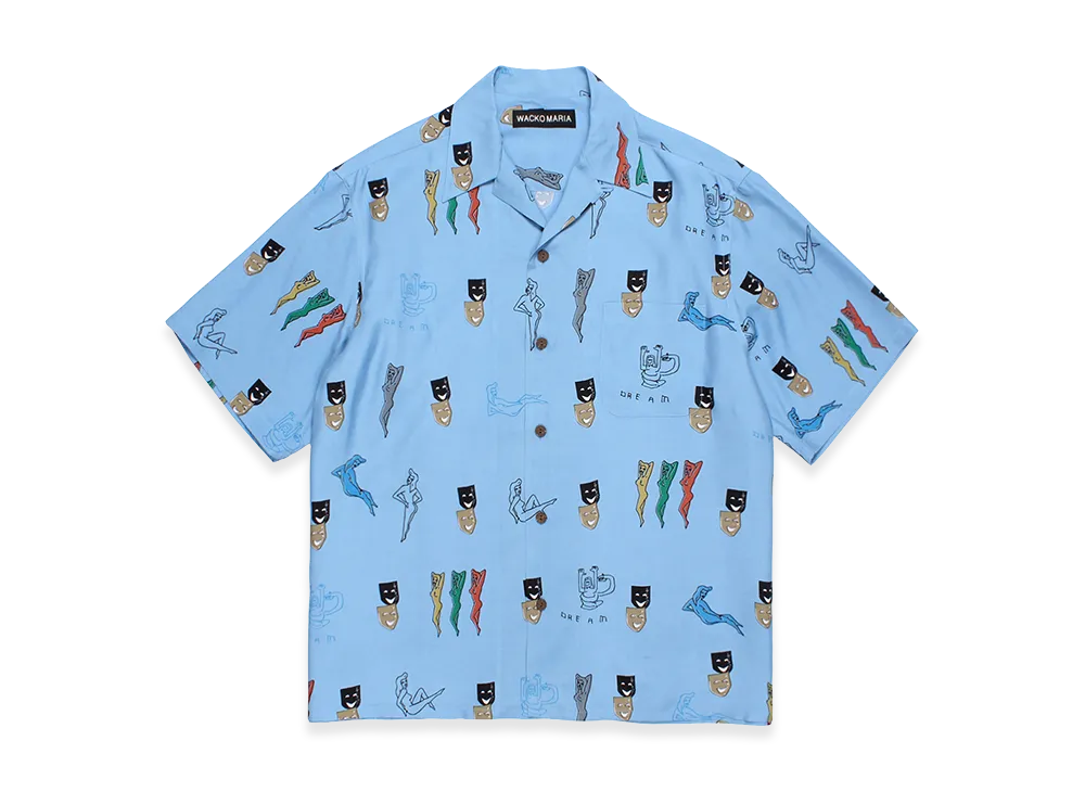 WACKO MARIA Hawaiian Shirt "Blue"