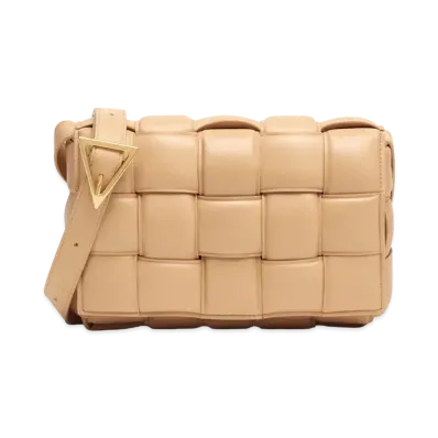 Bottega Veneta Padded Cassette "Almond"