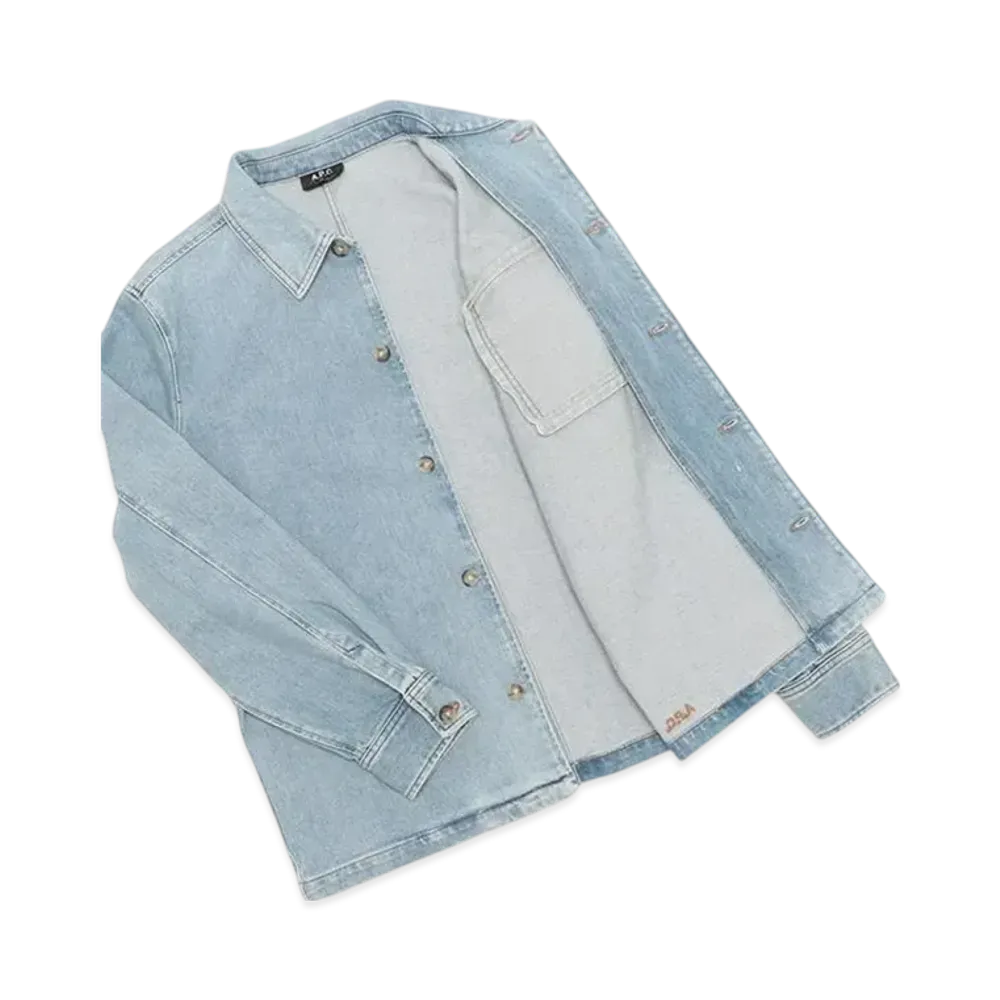 A.P.C. Veste Pierre Brodee "Washed Indigo"