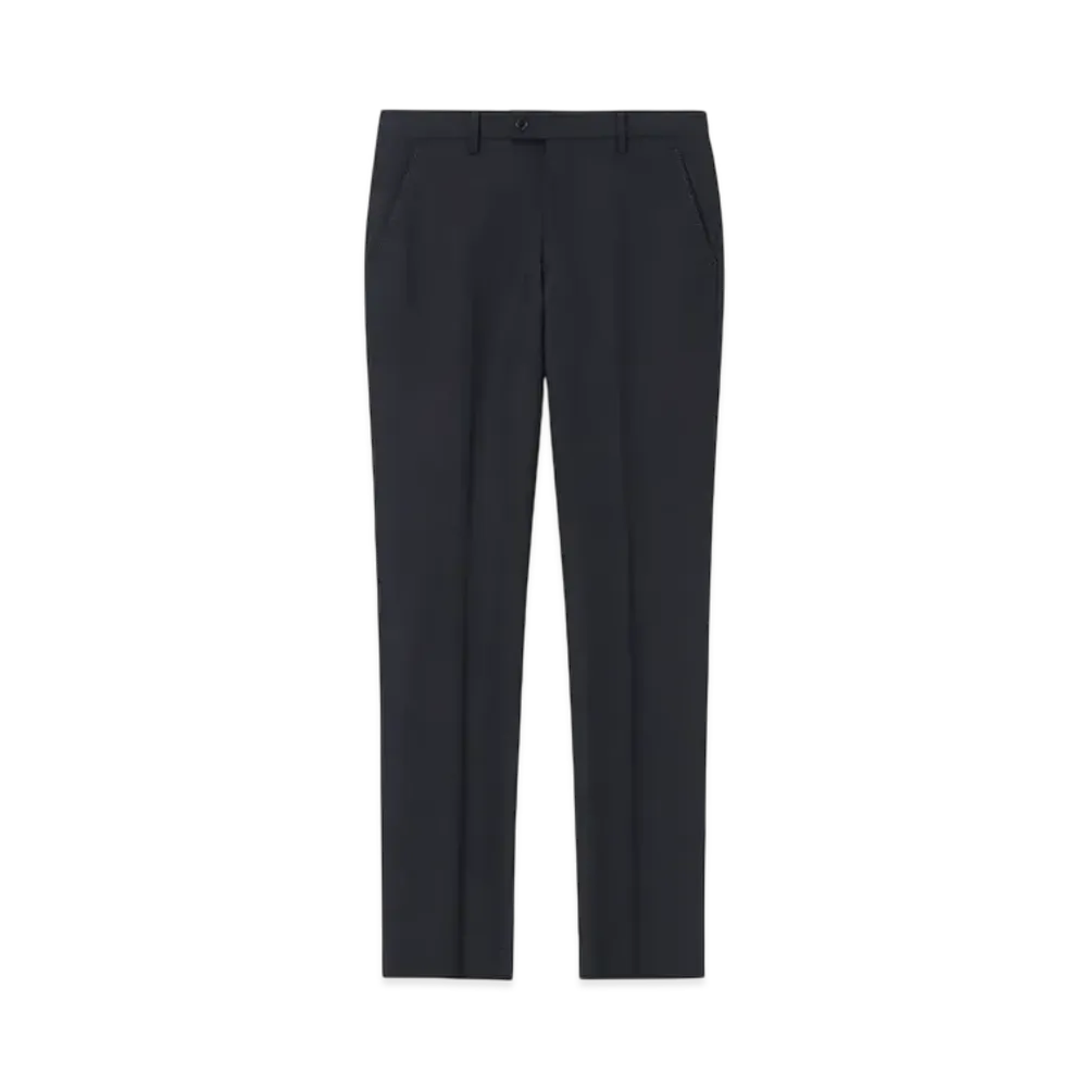 Paul Smith Dobby Pattern Single 2B Suit "Navy"