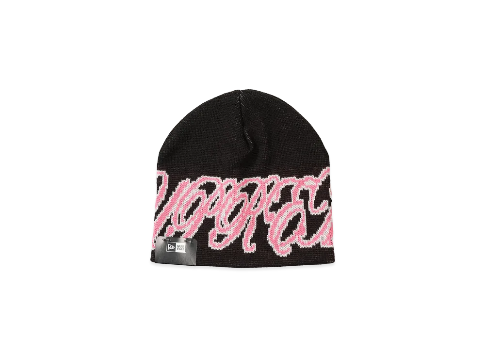 Supreme New Era Cursive Beanie "Black"